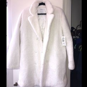 RVCA FUR LONG COAT